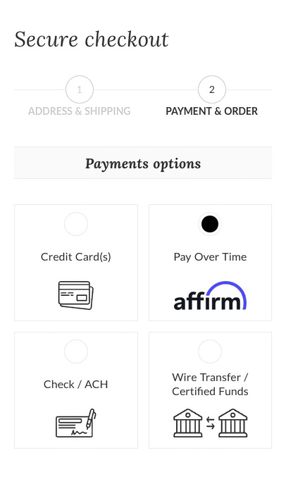 Fill your cart