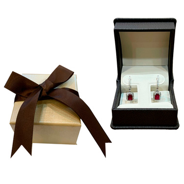 Ruby rings in The Natural Ruby Company custom made packaging